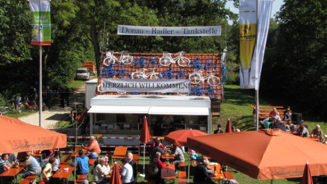 Donau-Radler-Tankstelle, Offingen am Radweg