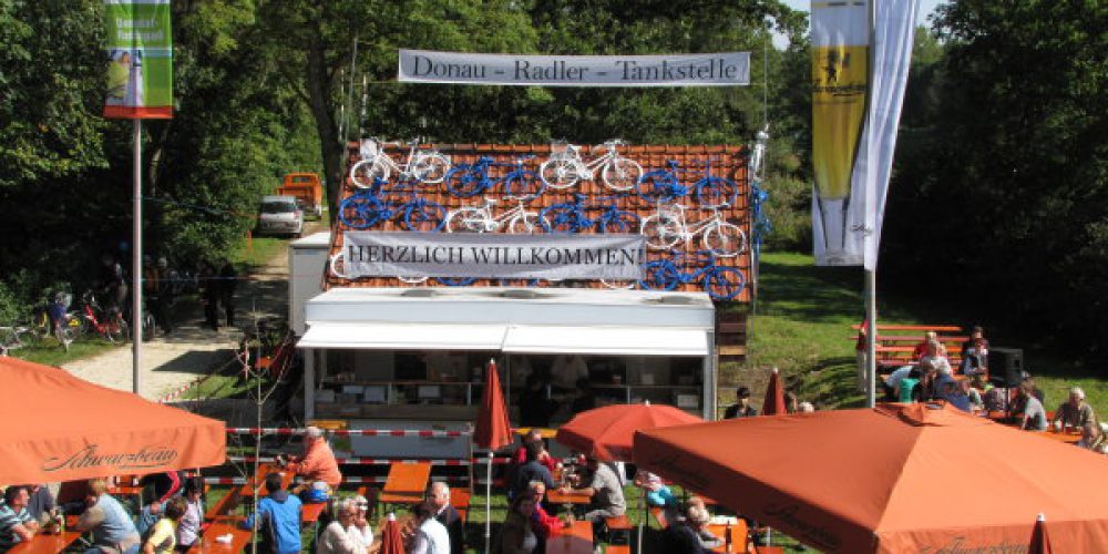 Donau-Radler-Tankstelle, Offingen am Radweg