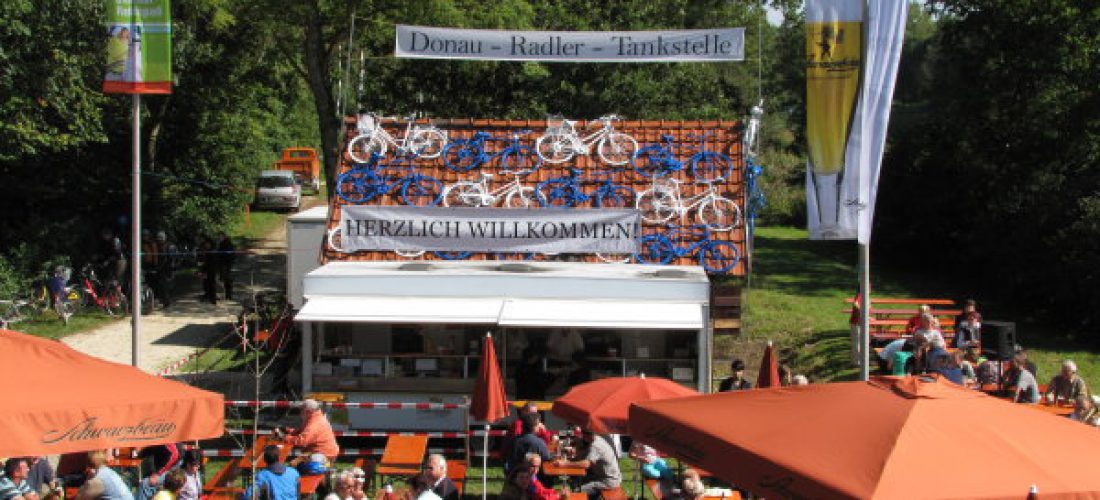 Donau-Radler-Tankstelle, Offingen am Radweg